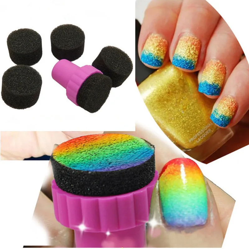 Nail Art Tools Gradient Nails Soft Sponges for Color Fade Manicure DIY