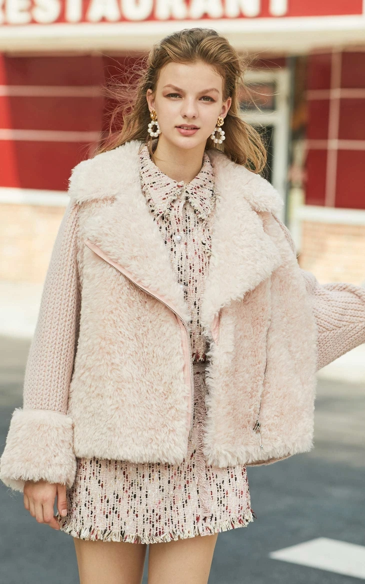 Vero Moda женский лацкан сращивания ткани с открытыми плечами куртка | 319348504