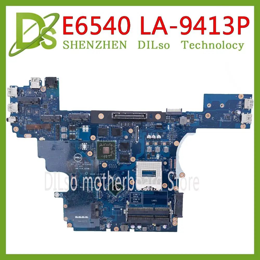 KEFU VALA0 LA-9413P для Dell Latitude E6540 материнская плата ноутбука HM87 PGA947 DDR3L HD 8790M 2GB 100%