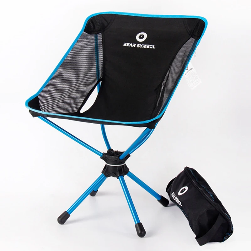 

Portable Seat Camping Chair Lightweight Designed Folding Rotatable Flexible Aluminum Alloy
