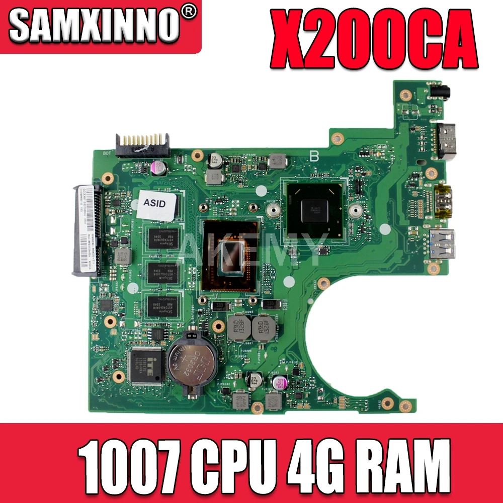 X200CA материнская плата REV2.1 с 1007CPU 4G памяти 100% протестирована | Компьютеры и офис