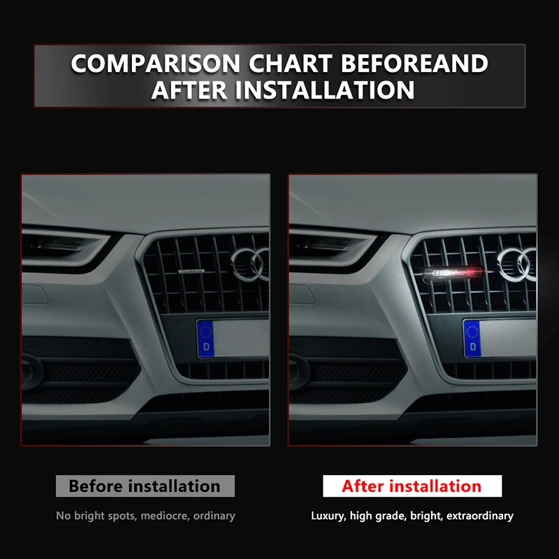 1 шт. для Audi a3 a4 a5 a6 a7 a8 Q3 Q4 Q5 Q6 Q7 b8 b6 автомобиль передний капот решетка эмблемы