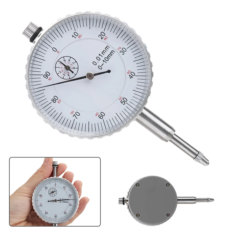 

0.01mm Accuracy Dial Test Indicator Dial Gauge Measurement Instrument Portable Gauging Resolution Test Tools