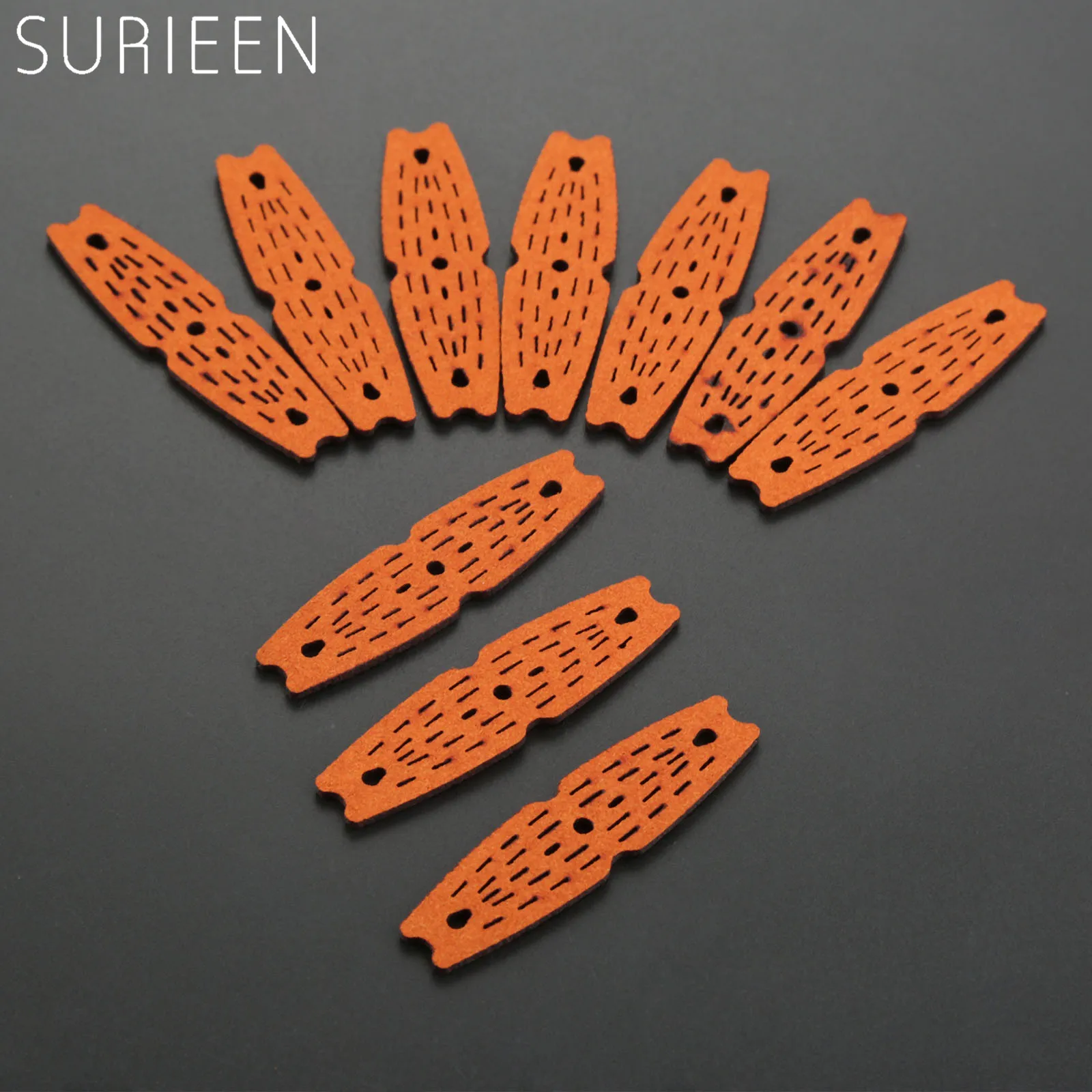 10 шт. Коричневая Сумка Рогатка из микрофибры для кожи с отверстиями резинка волос