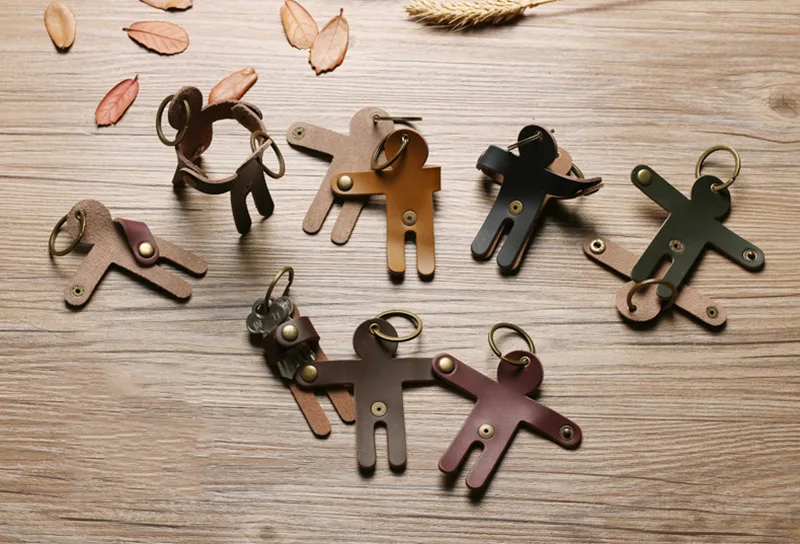 cow leather key chain (3)