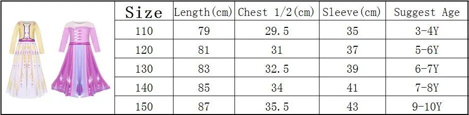 Платье для девочек с принтом «снежная королева история 2 анна, эльза, Косплэй вечерние платья одежда для девочек костюм Эльзы костюм в стиле снежной королевы для девочек-подростков, одежда для принцессы 10Y