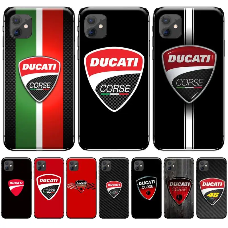 Ducati Corse Logo Phone Case Cover For Iphone 5 5s Se 5c 6 6s 7 8 Plus X Xs Xr 11 Pro Max Half Wrapped Cases Aliexpress