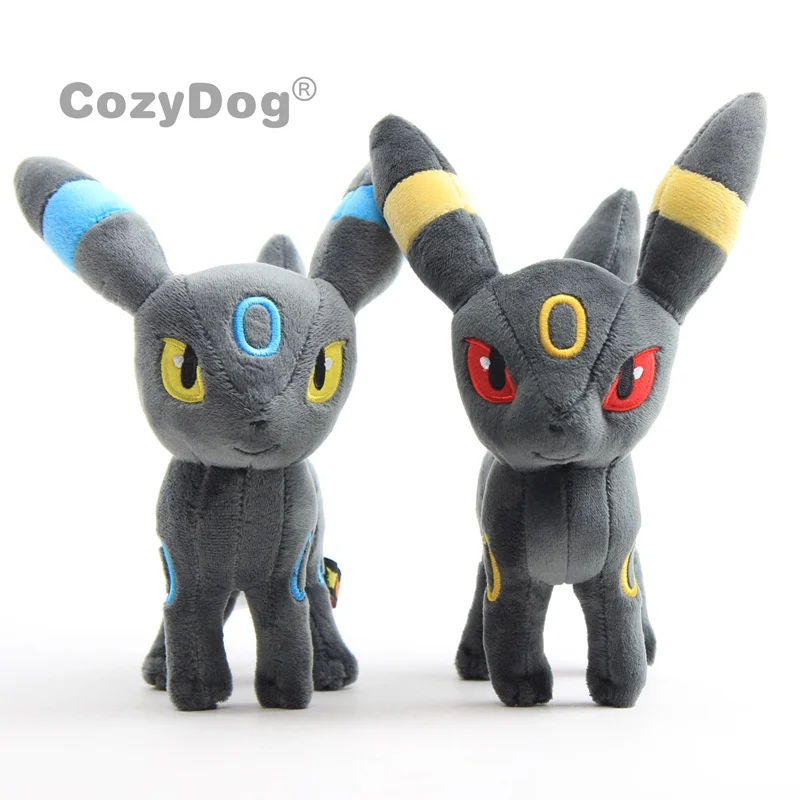 17 см сидящий плюшевый умбреон игрушки кукла peluche Япония Аниме Eevee серия Пикачу плюшевые мягкие игрушки Детские Дети Женщины подарок на день рождения