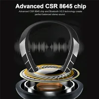 Bluetooth LZ-6 LZ-5 5.0 Neckband Headset Wireless Earphone Speaker Headphone Waterproof Sport Headset With Mic NoiseCancelling - Image 5