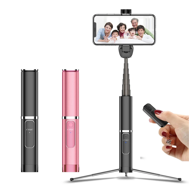 

Portable Integrated Tripod Selfie Stick Hidden Phone Bracket Bluetooth Button Phone Self-timer Lever Holder For iPhone Xiaomi