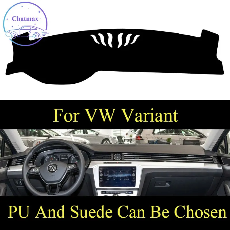 

For Volkswagen VW Variant Dashboard Console Cover PU Leather Suede Protector Sunshield Pad