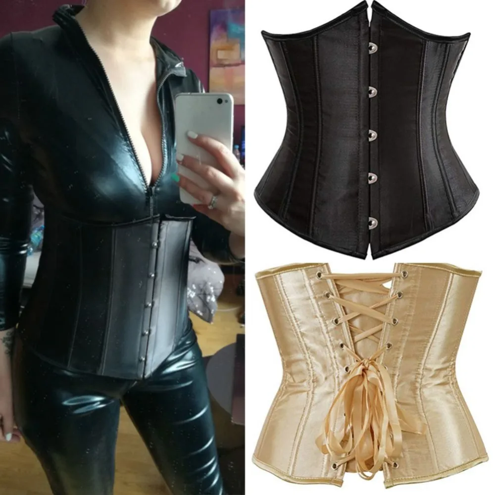 

Top Workout Underbust Gothic Corset And Waist Cincher Bustiers Shape Body Belt Plus Size Lingerie Women Sexy Shaper S-2XL