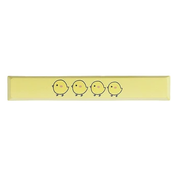 

Yellow Chick PBT Space Keycaps Mechanical Keyboard DIY Keycap(6.25U Space Keycap)