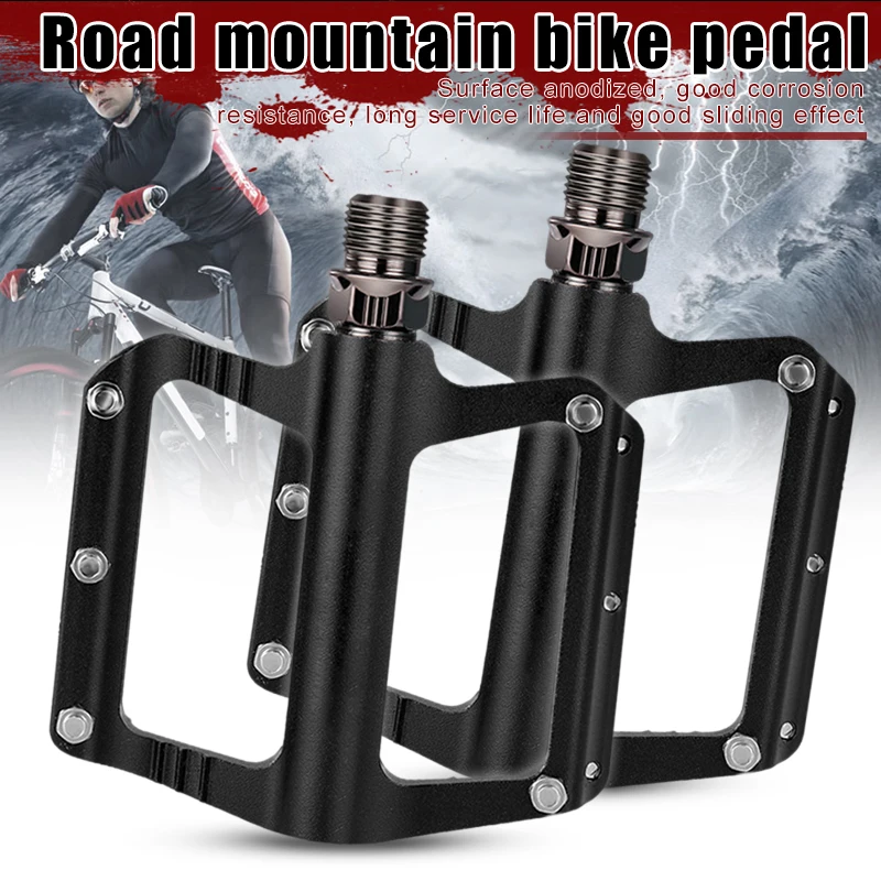 Горячая дорожный горный велосипед Платформа педали широкий плоский MTB алюминиевый герметичный подшипник Противоскользящий M88