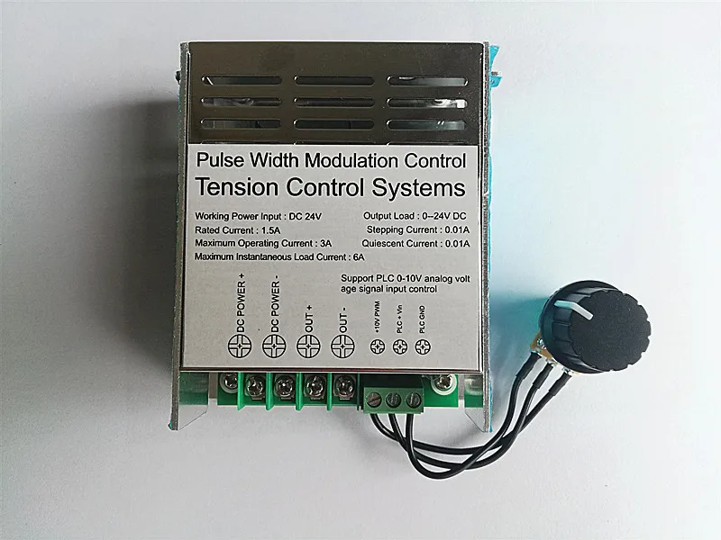 DC24V регулятор двигателя пост. Тока поддержка одночипового микрокомпьютера Аналоговый с ПЛК сигнала 0-10 В Скорость управления ШИМ
