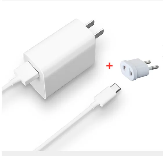 US and EU and cable Xiao mi настенное зарядное устройство 27 Вт USB адаптер type-C кабель для mi 9 9T Pro 8 Lite 8se 9se Max 3/mi x 3 2 s/Red mi note 7/k20 pro - Тип штекера: US and EU and cable