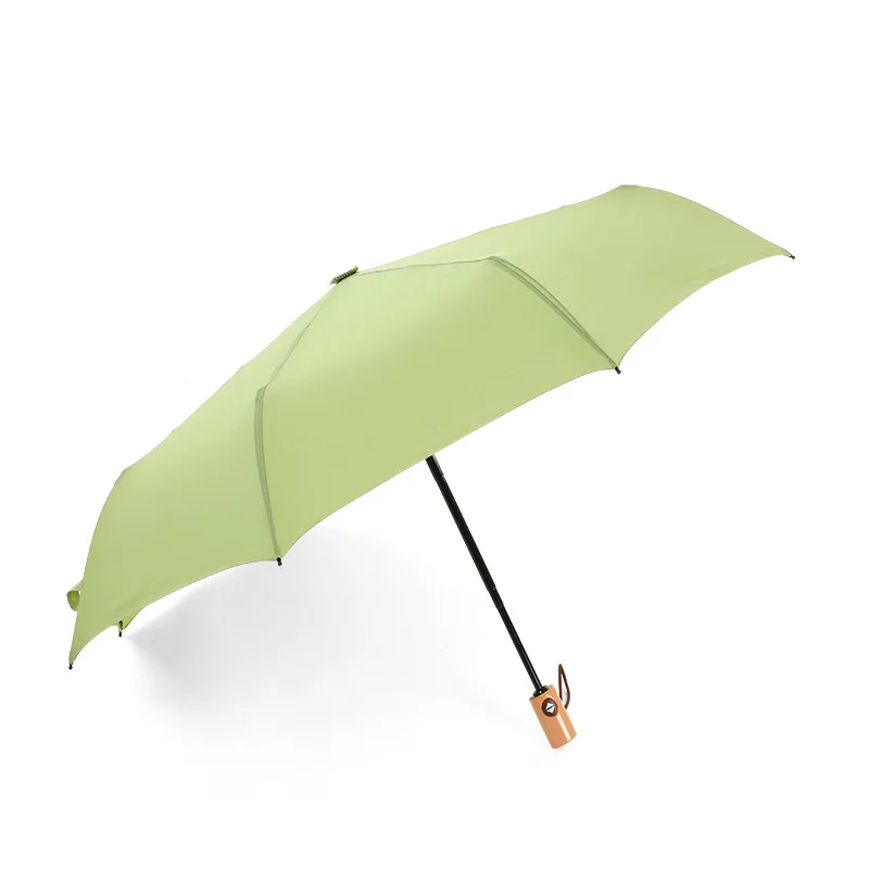 

Japan of Macarons Solid Color Creative Hipster Fully Automatic All-Weather Umbrella Folding Umbrella Can Be Printed Logo