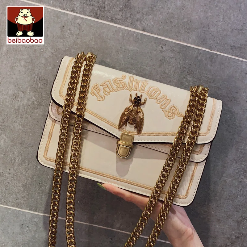 Beige Высокое качество, известный бренд, кожаные сумки-мессенджеры, Роскошная Сумка bolso mujer на цепочке, маленькая квадратная сумка на плечо для женщин - Цвет: Beige
