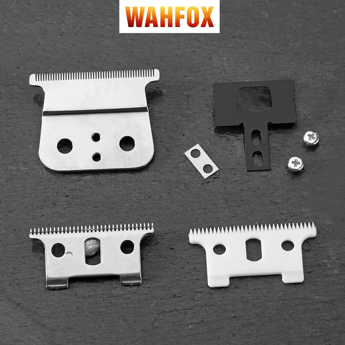WAHFOX Replacement Blade Set 32 Teeth Professional Hair Trimmer for Andis GTO,GO,SL,SLS,LS,LS2 Clipper 6