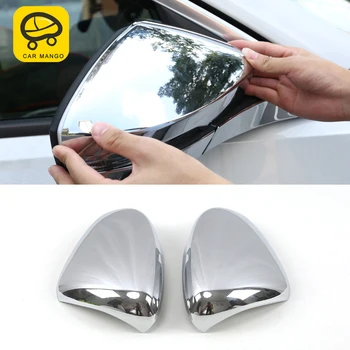 

CARMANGO for Honda Accord 10th 2018 2019 Car Styling Rearview Mirror Chrome Cover Trim Frame Sticker Exterior Accessories