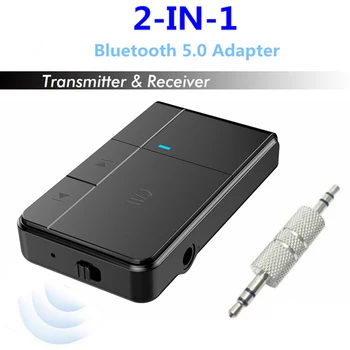 

JINSERTA Bluetooth 5.0 Receiver Transmitter 3.5mm AUX Jack RCA Music Stereo Bluetooth 4.2 Wireless Adapters For Car Kit TV