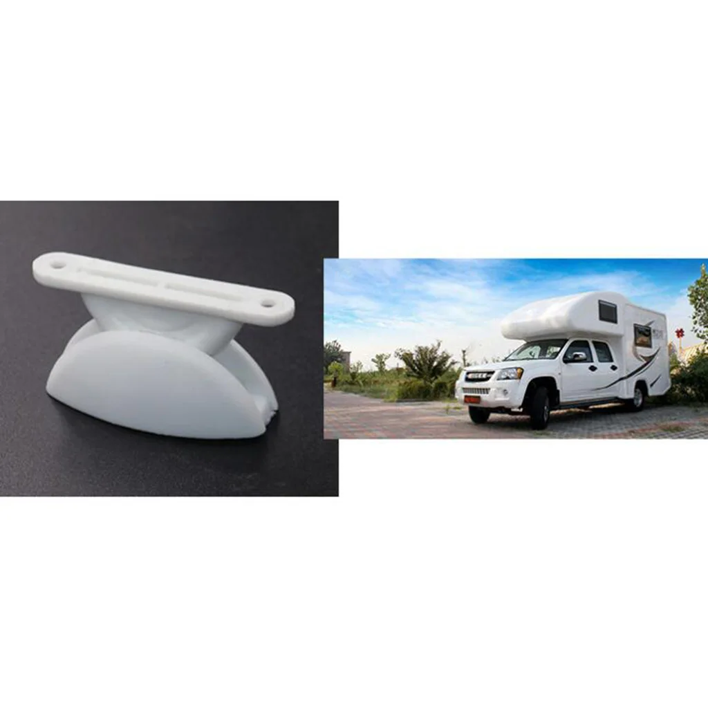 Nylon Door Catch Holder Cargo RV Trailer Stop Entry for Caravan Motorhomes White