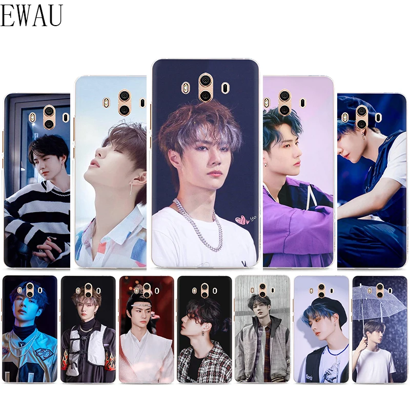 Силиконовый чехол EWAU The Untamed Wang Yibo для Huawei Y7 Y9 Prime Mate 10 20 30 Lite Pro Nova 2i 3 3i 4