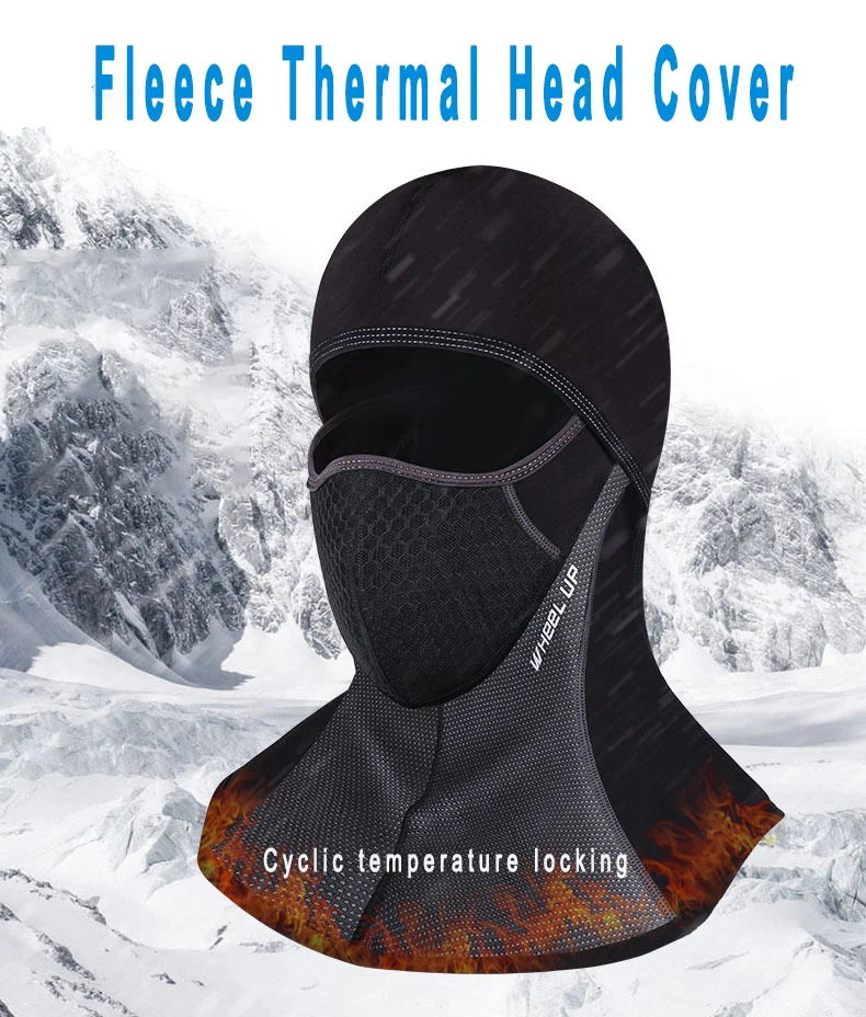 

Windproof Ski Mask - Cold Weather Face Mask mask for running cyclo cap - Ultimate Thermal Retention & Moisture Wicking w/Per