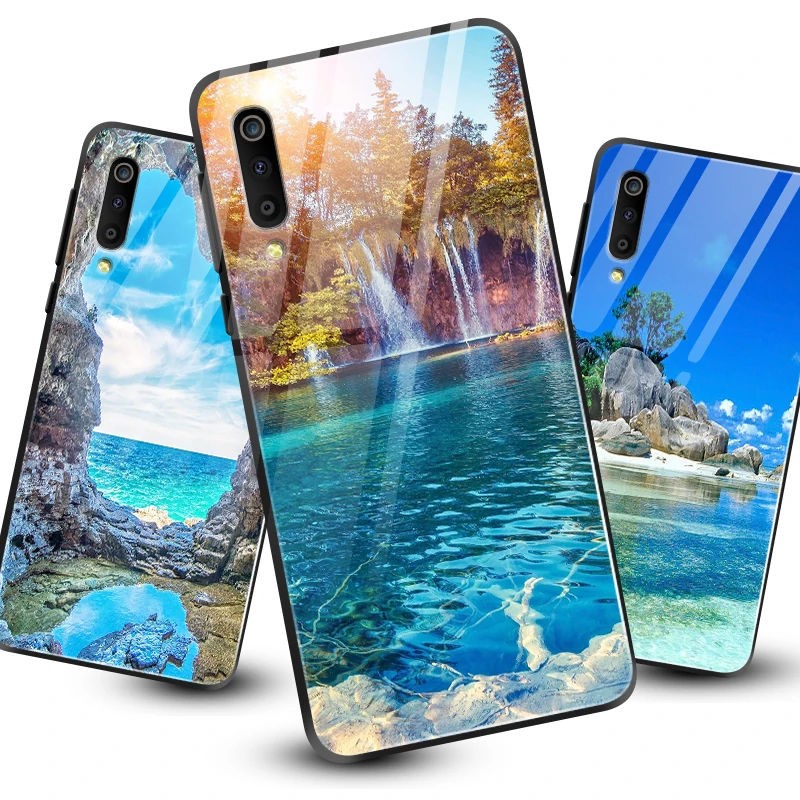 Чехол для телефона samsung Galaxy A10 A20 A30 A40 A50 A6S A70 A8S A80 A90 закаленное Стекло чехол J4Plus M10 M20