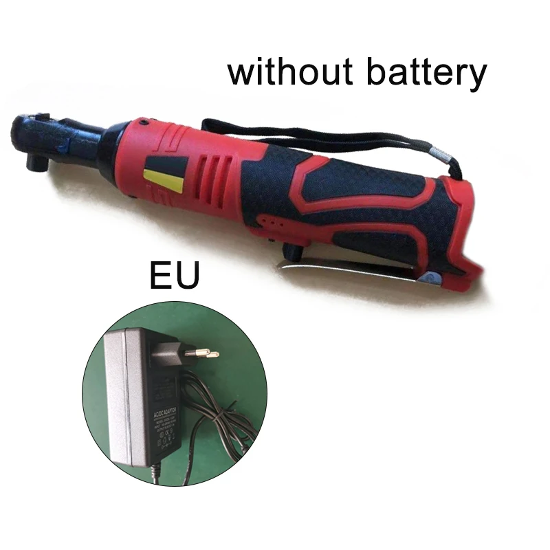 

3/8\" Electric wrench 18V 60N.m Cordless Right angle LED Ratchet Charger