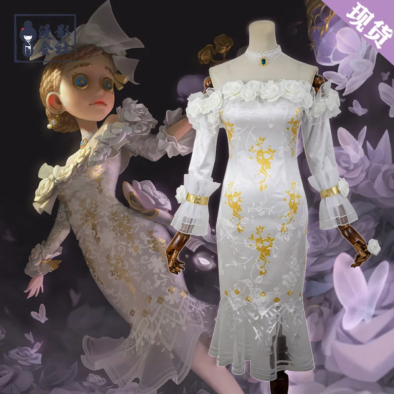 Горячая игра идентичность V Vera Nair Косплей костюмы Парфюмер жаккард атласное
