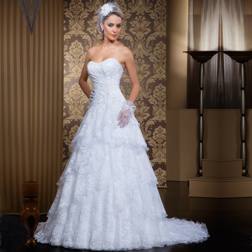 Robe de mariage сексуальный вырез сердечком, без рукавов свадебное платье vestido de noiva кружевная Съемная юбка платья для матери невесты