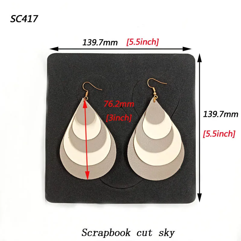 Earring-SC417 скрапбукинга срезанное небо и стальные деревянные штампы совместимы с большинством машин
