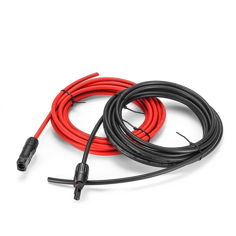 4mm2 12AWG панели солнечных батарей PV кабель провода MC4 разъем медь мужской женский 3.5FT