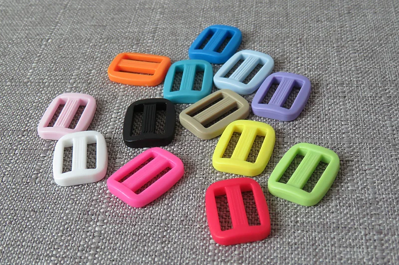5pcs/lot 15mm 20mm 25mm colourful Plastic buckle strap buckle for bag backpack cat pet dog collar garment sewing DIY accessory