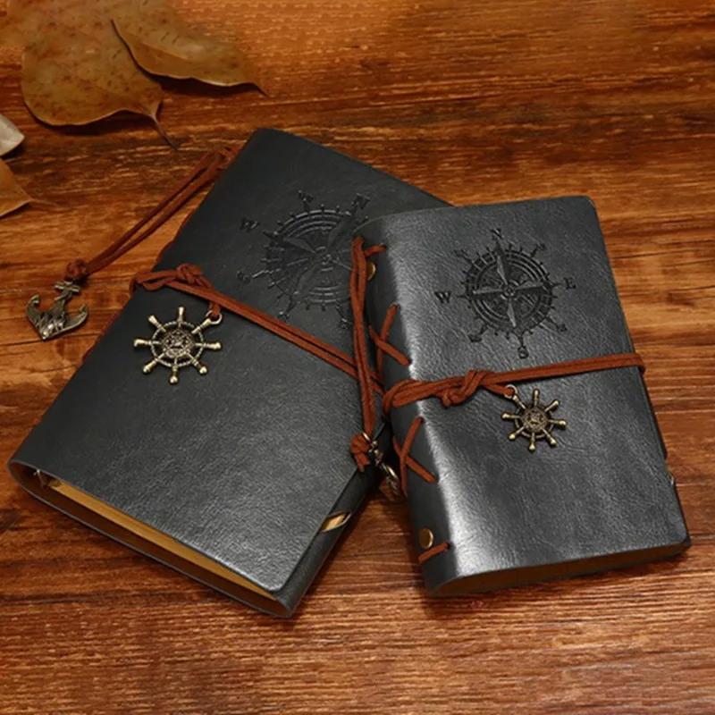Ретро персональный блокнот s Journal Ring связующий дневник записная книжка Темный кофе