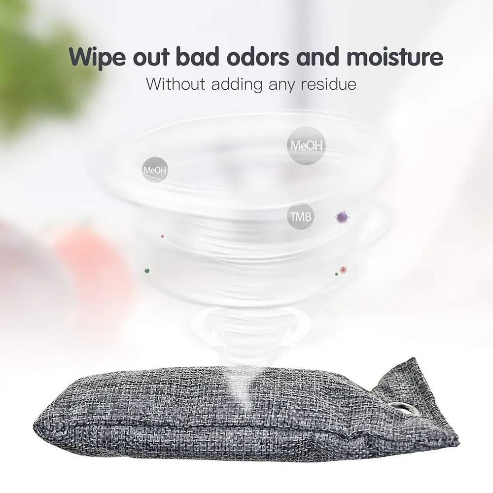 Практичный домашний Тип натуральный воздух очищающий мешок многоразовый воздушный поглотитель запаха и осушитель для шкафа шкаф дезодорант