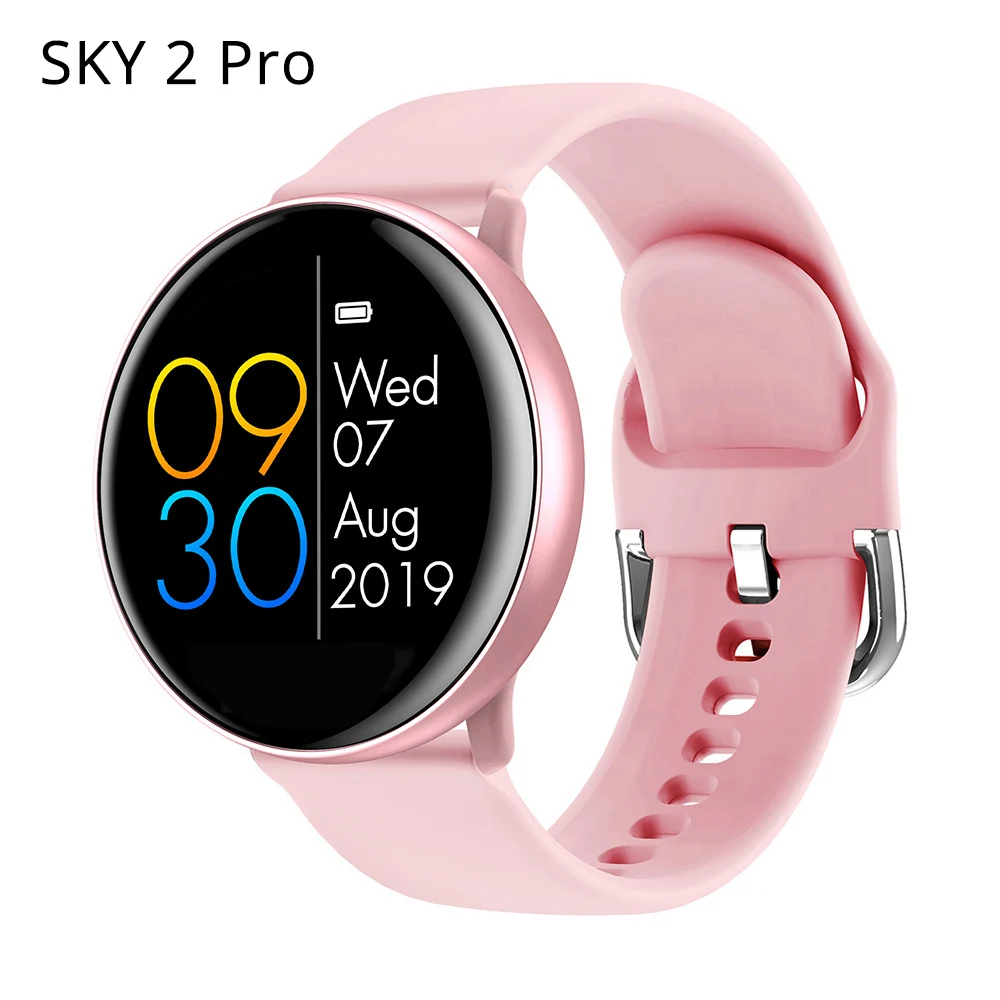Умные часы COLMI SKY 2, IP68, водонепроницаемые, пульсометр, Bluetooth, для женщин, для спорта, фитнеса, трекер, для мужчин, умные часы для iOS, Android - Цвет: SKY 2 PRO Pink