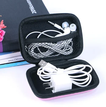 

Earphone Wire Organizer Box Data Line Cables Storage Box Case Container Coin Headphone Protective Box Case Container