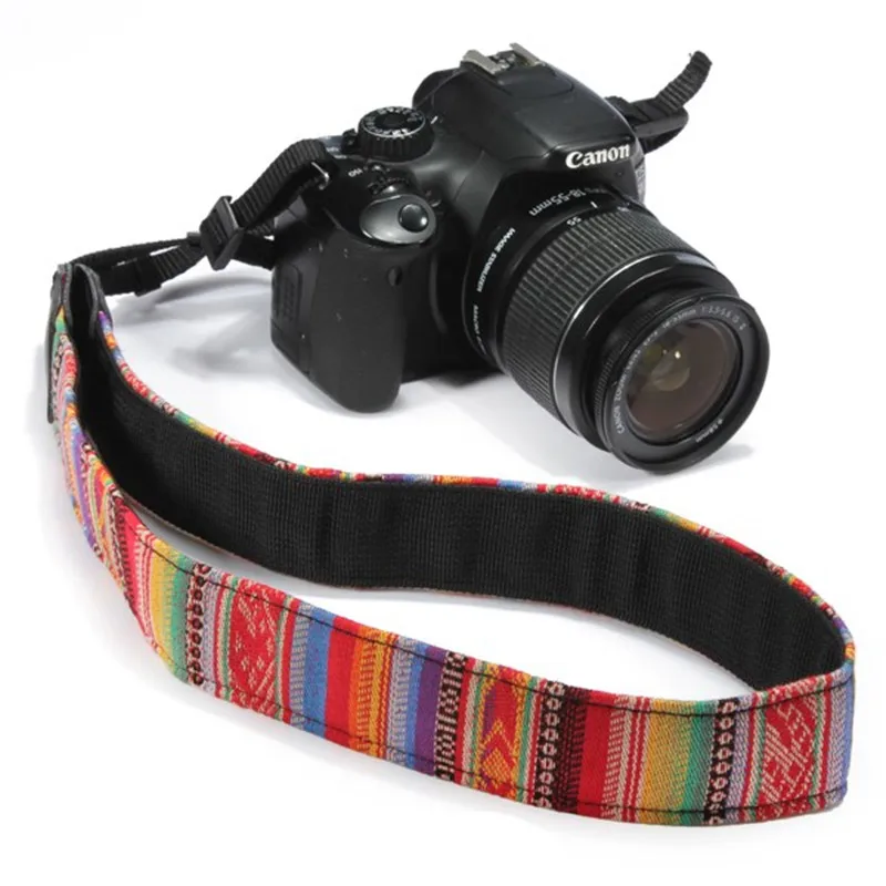LEORY Ветер Камера Шеи Плечевой Ремень Для Камеры Мягкий SLR DSLR Прочный Хлопок Для Nikon Для Canon Для Sony Винтажный Цвет