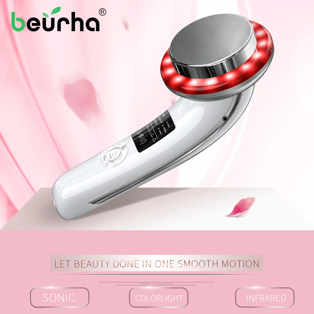 

Beurha 6 IN 1 EMS ultrasonic Massager Slimming Gel Cream RF Infrared 1Mhz Ultrasound Cavitation Fat Burner Bar Weight Loss