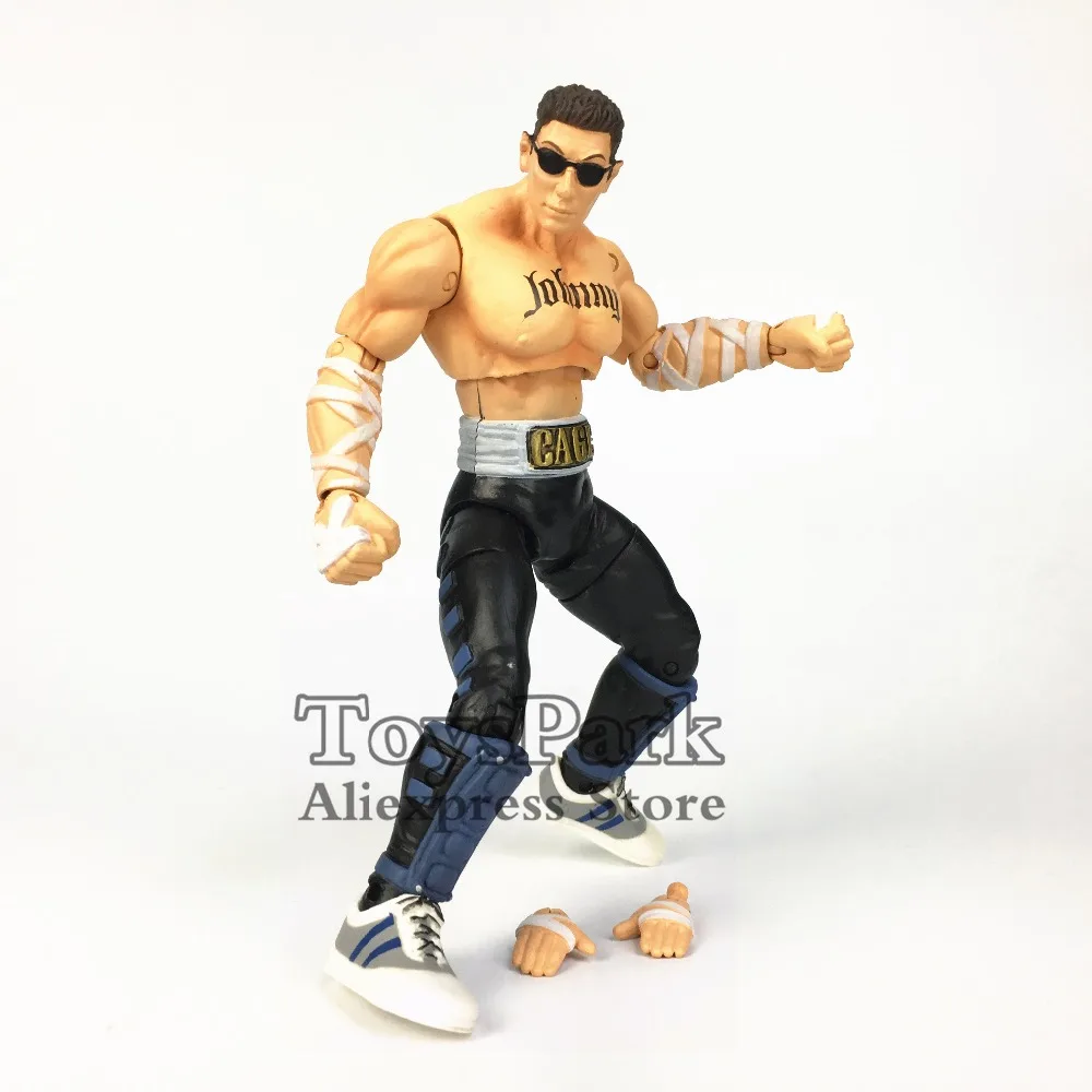

RARE Jazwares Mortal Kombat 20TH Anniversary Scorpion Johnny Cage Sub Zero Raiden MK9 6" Action Figure Collectible Toy Doll Gift