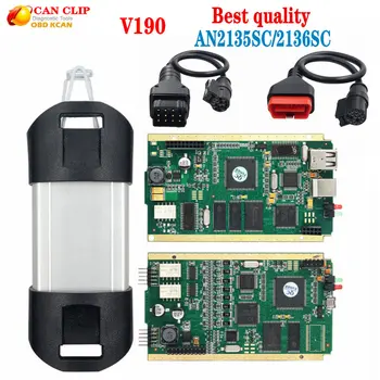 

OBD2 Diagnostic Tool For Renault Can Clip Full Chip Diagnostic Interface For Can Clip V178+Reprog V172 CYPRESS AN2131QC CanClip