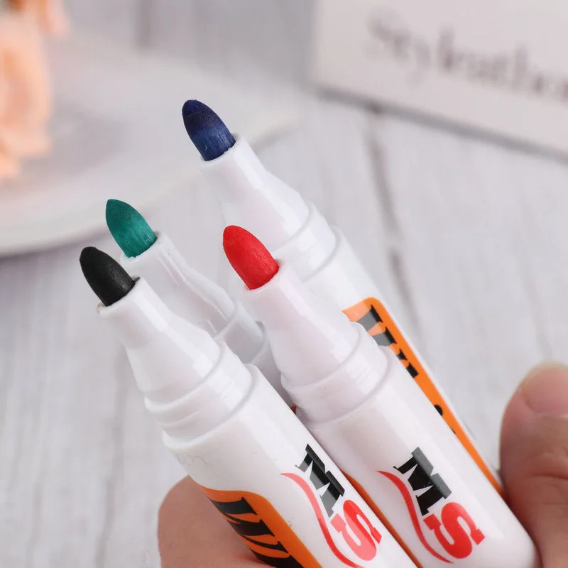 60Pcs Marker Whiteboard Pen Black White Markers School Supplies Children's  Drawing Pen - AliExpress