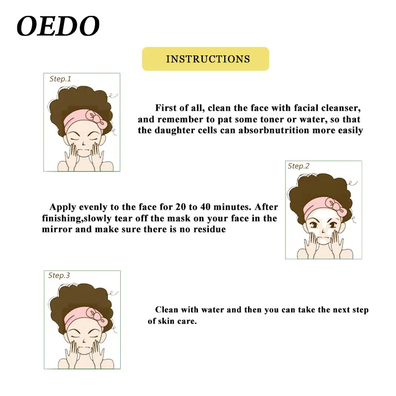 OEDO золотая маска для удаления угрей уменьшает поры улучшает шероховатую кожу