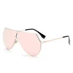 2019 Новые Классические Цельные линзы женские солнцезащитные очки дикие плоские Модные солнцезащитные очки трендовые повседневные