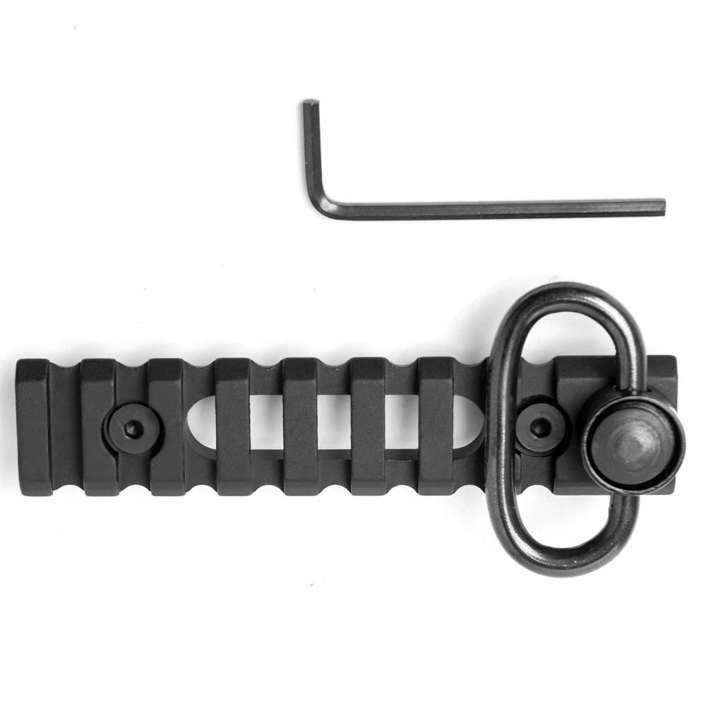 Тактический Keymod Rail Mount Picatinny Weaver Sections 6/8 Слоты крепление база с QD Слинг поворотный
