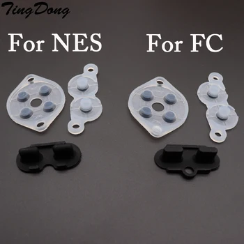 

TingDong 2sets of Rubber Replacement Parts For NES FC Controller Joy Pad Silicon Conduct Rubber Button