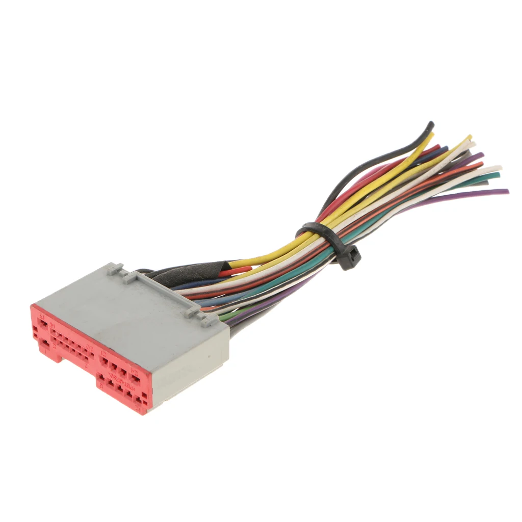 Car Stereo Radio ISO Wiring Harness Connector Fit for Ford/Hyundai/Lincoln