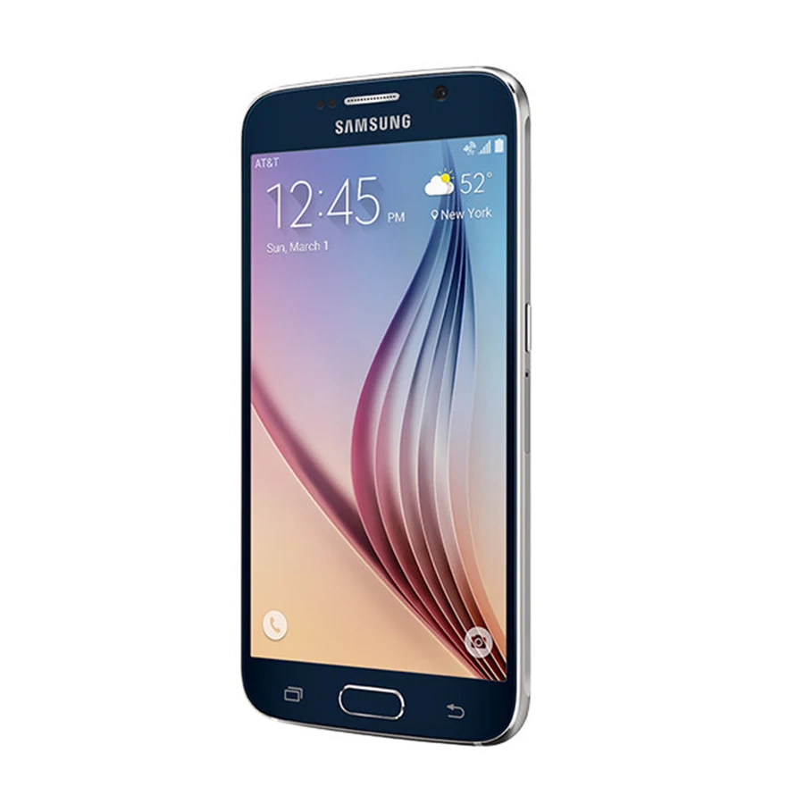 samsung Galaxy S6 G920A 64GB мобильный телефон at& t 3GB ram 32 GB/64 GB rom Восьмиядерный NFC 4G Android смартфон